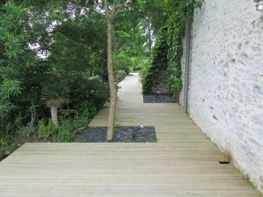 Terrasse en bois  St Laurent du Mottay (49)