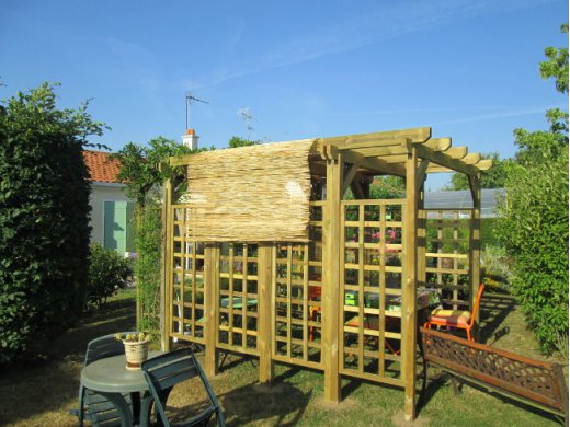 Fabrication d'une pergola  Chaudron en Mauges (49)